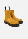 Camperlab Eki Calf-hair Ankle Boots In Multi