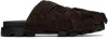 Camperlab Brown Brutus Sandals In Rambler Bitter Choco