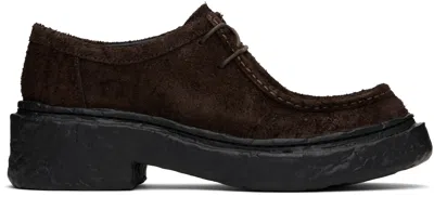 Camperlab Brown Vamonos Derbys In Rambler Bitter Choco