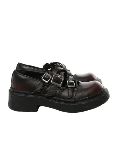 Camperlab Buckle Strap Loafers In Black