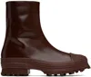 CAMPERLAB BURGUNDY TRAKTORI BOOTS