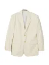 Camperlab Button Distressed Blazer In Neutral
