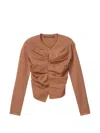Camperlab Buttoned Cardigan In Brown