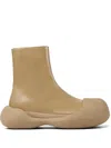 Camperlab Caramba Leather Ankle Boots In Neutrals