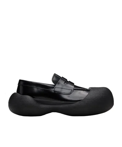 Camperlab Caramba Leather Loafers In Black