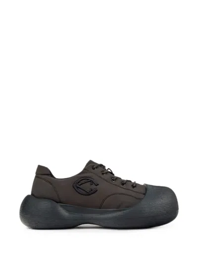 Camperlab Caramba Logo-patch Low-top Sneakers In Gray