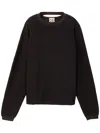 Camperlab Black Boxy Crewneck Sweatshirt