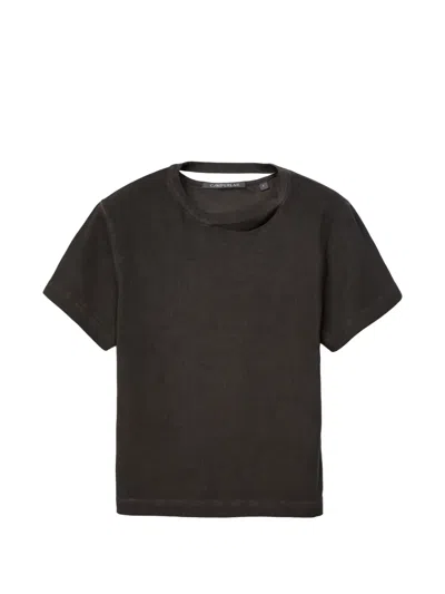 Camperlab Cut-out T-shirt In Green