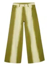 Camperlab Dip-dye Denim Trousers In Green