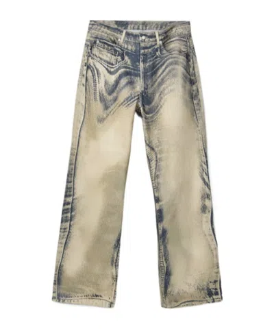 Camperlab Distorted Print Jeans In Multi