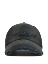 Camperlab Distressed-effect Baseball Cap In Black