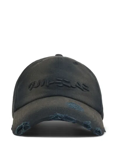 Camperlab Distressed-effect Baseball Cap In Black