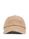 Camperlab Distressed-effect Baseball Cap In Brown