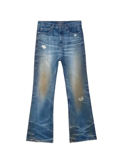 Camperlab Distressed Faded-effect Jeans In Blue