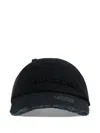 Camperlab Distressed Logo Cap In Black