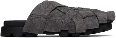 Camperlab Gray Brutus Sandals In Rambler Wintersmoke