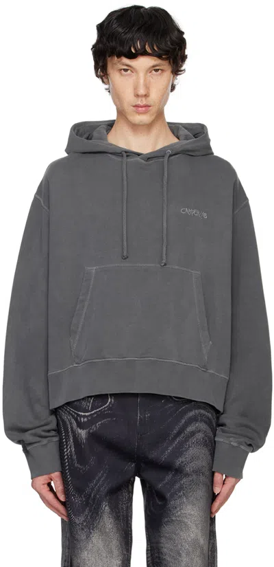 Camperlab Gray Cotton Hoodie In Grey