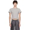 Camperlab Gray Cut-out T-shirt In Gray