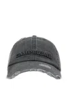 Camperlab Grey Distressed Cap In Gray