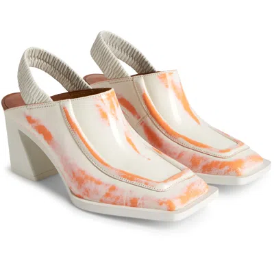 Camperlab Formal Shoes For Women In White,orange