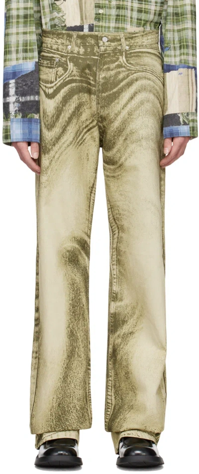 Camperlab Mid-rise Straight-leg Jeans In Green