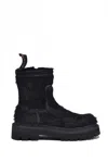 Camperlab Lab Fur Ankle Boot - Black In Multi