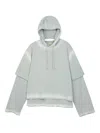 Camperlab Layered Hoodie In Gray