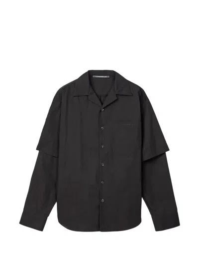 Camperlab Layered Pocket Shirt In Gray