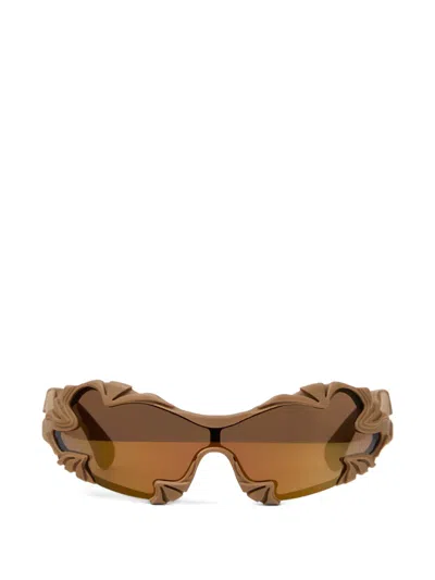 Camperlab Leaf-detail Tormenta Sunglasses In Neutral