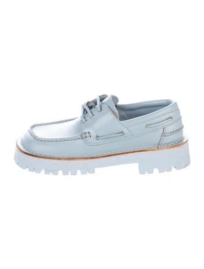 Pre-owned Camperlab Leather Loafers In Blue