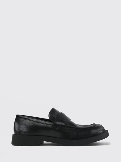 Camperlab Loafers  Men Color Black In Animal Print