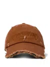 Camperlab Logo-embroidered Cap In Brown