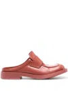 Camperlab Mil 1978 Open-back Loafers In Red