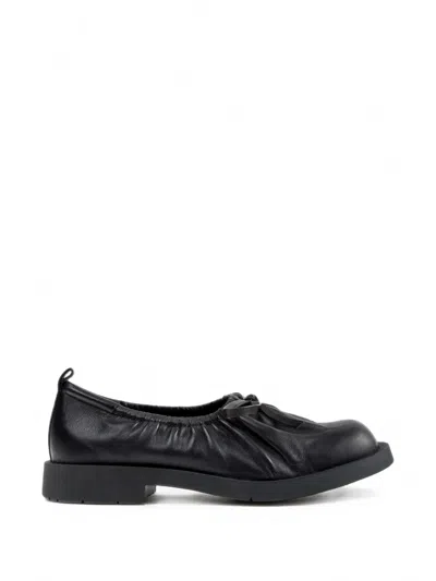 Camperlab Mil 1978 Leather Ballet Flats In Black