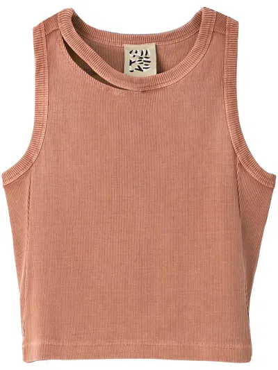 Camperlab Organic Cotton Tank Top In Red