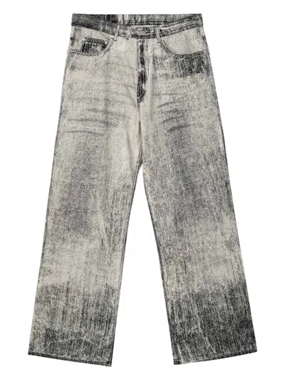 CAMPERLAB PAINTERLY-PRINT JEANS