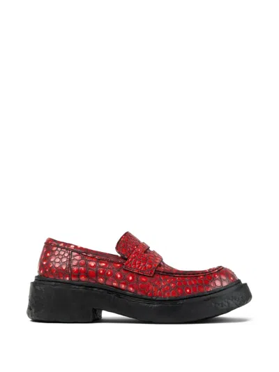 Camperlab Patterned Vamonos Loafers In Red