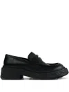 Camperlab Penny-strap Platform Loafers In Black