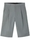 Camperlab Pleated Tailored Shorts In Green
