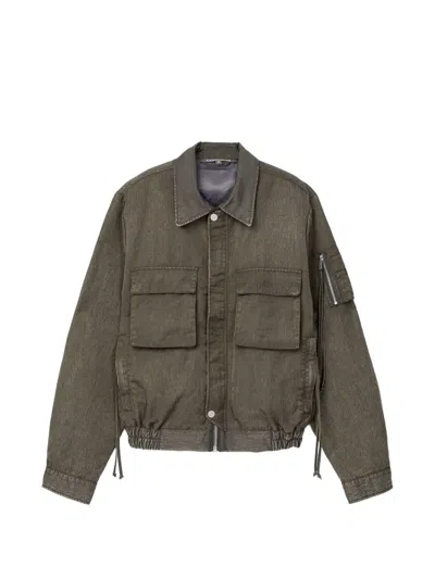 Camperlab Pocket Zip Jacket In Green