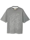 Camperlab Printed T-shirt In Grey