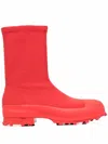 Camperlab Ridged-sole Boots In Red