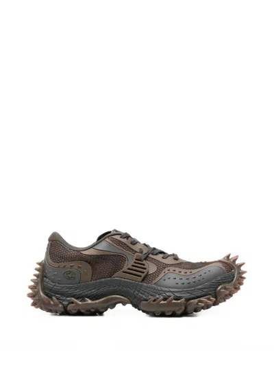 Camperlab Spiked Sneakers In Animal Print