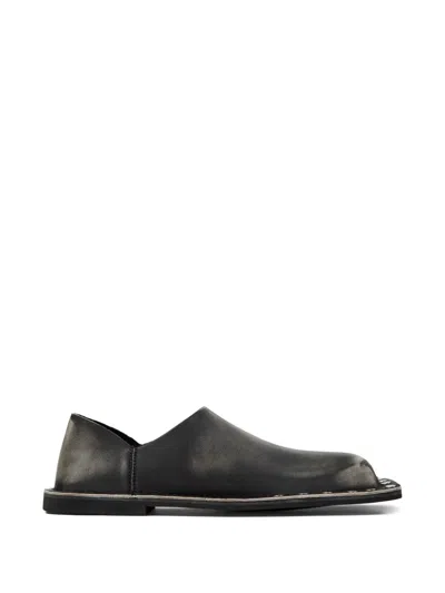 Camperlab Studded Leather Menosmal Loafers In Black