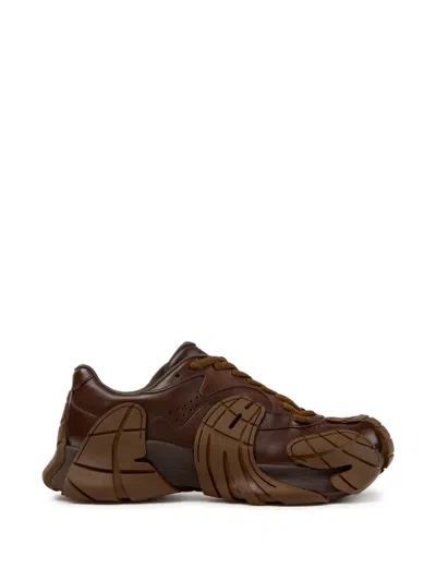 Camperlab Tormenta Leather Low-top Sneakers In Brown