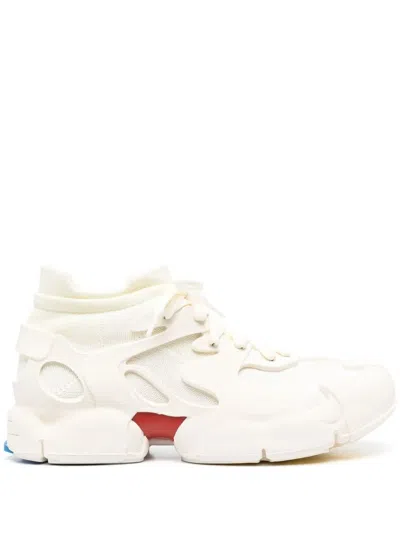 Camperlab Panelled Chunky Sneakers In White Natural