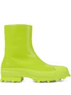 Camperlab Traktori Tonal Leather Boots In Green