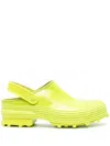 Camperlab Traktori Vulcanized Leather Clogs In Green