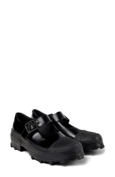 Camperlab Traktori Lug Sole Mary Jane In Black