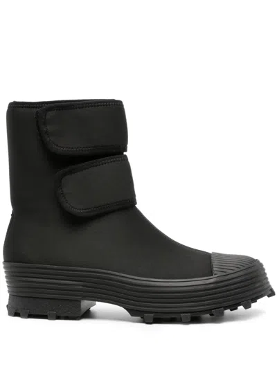 Camperlab Traktori Scuba-jersey Touch-strap Boots In Black